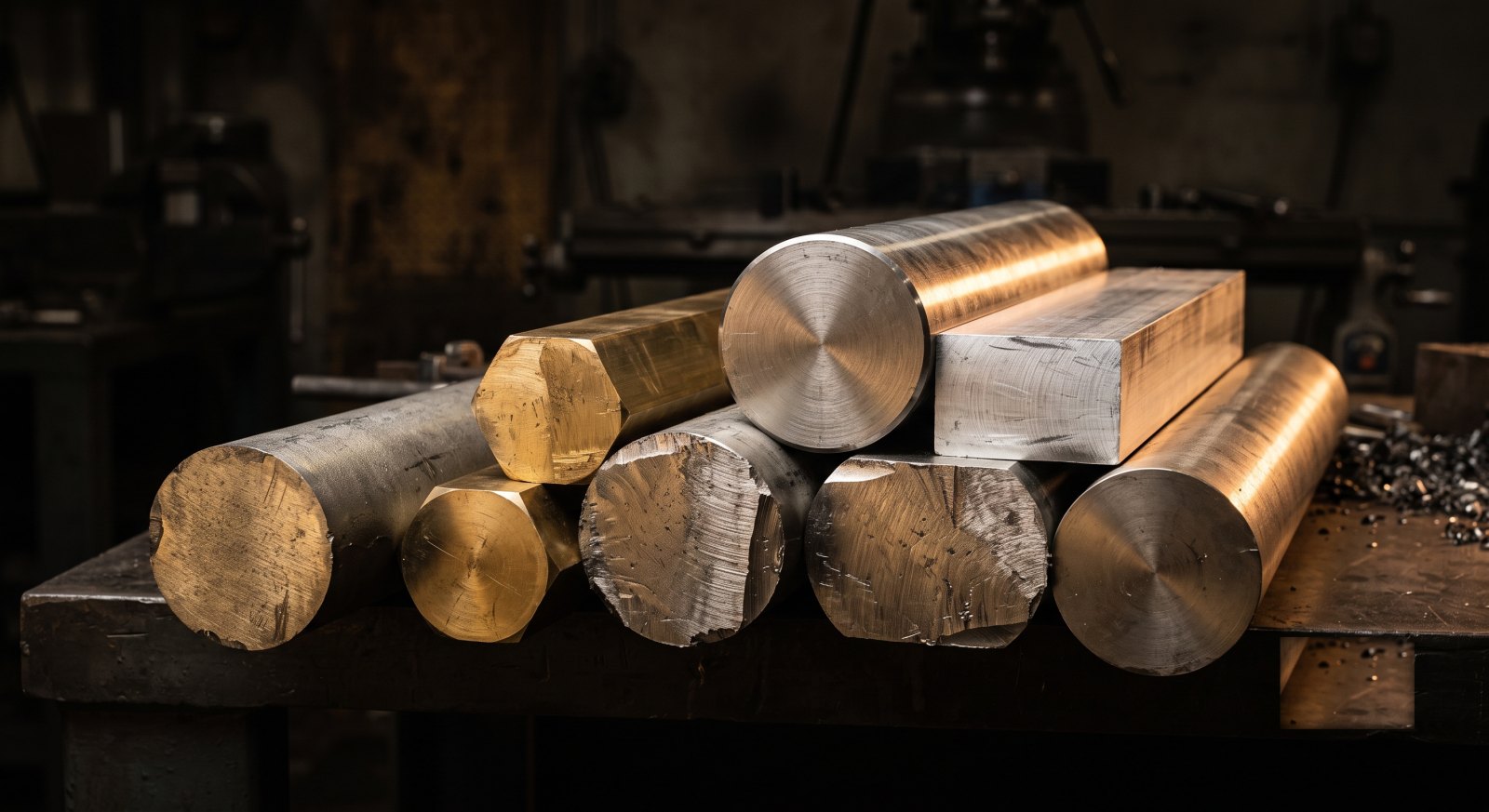 Raw metal stock for precision CNC machining
